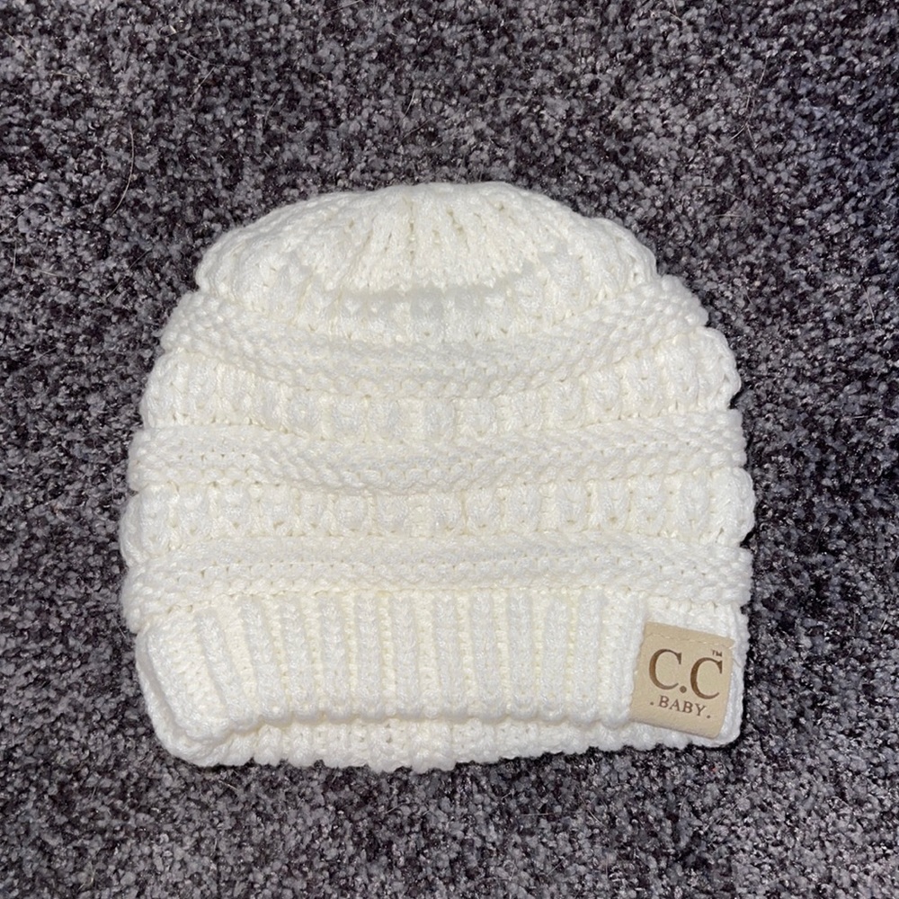 Cc baby cream hat / unisex